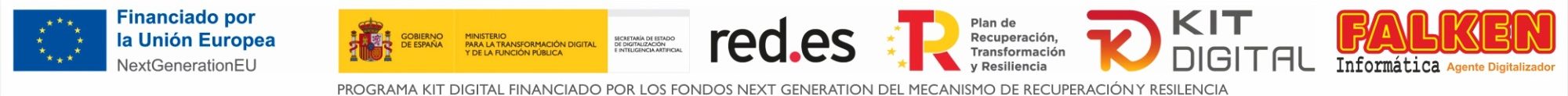 Logo red.es Kit Digital Financiado por la Unión Europea Logo red.es Kit Digital Financiado por la Unión Europea